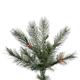 Vickerman 8.5Ft. Green 1696 Tips Christmas Tree 700 Multi-color Italian LED