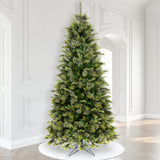 Vickerman Green 7.5' x 46" Cashmere Slim Tree 1320 Tips Christmas Tree - BulbAmerica