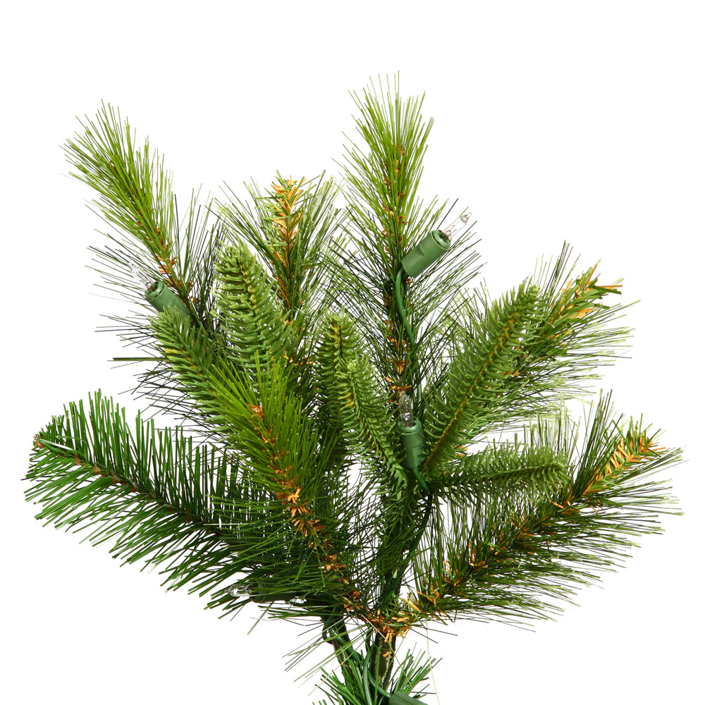 Vickerman 8.5Ft. Green 1696 Tips Christmas Tree Clear Dura-Lit