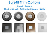 SureFit 5.15 in. Square Ultra Slim Surface Mount LED Downlight in Oil-Rubbed Bronze, 4000K_4