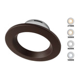 DLR4 (v5) 4-inch Oil-Rubbed Bronze Recessed LED Downlight System, 2700K_3
