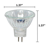 Platinum FTH 35W 12V MR11 GU4 Bipin Base Narrow Spot Mini Reflector Bulb - BulbAmerica