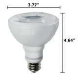 High Quality LED 11.5w Dimmable PAR30L Cool White Flood Light Bulb - 75w Equiv. - BulbAmerica