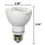 High Quality LED 6.5w Waterproof Dimmable PAR20 Warm White Light Bulb 50w Equiv._1