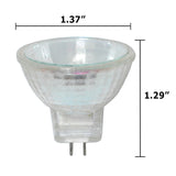 Platinum 5W 6V MR11 GU4 Bipin Base Narrow Flood Mini Reflector Bulb - BulbAmerica