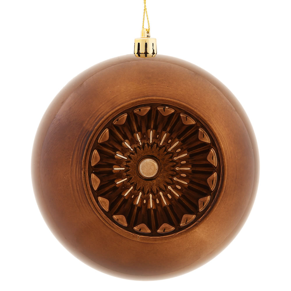 Vickerman 4.75 in. Chocolate Ball Christmas Ornament