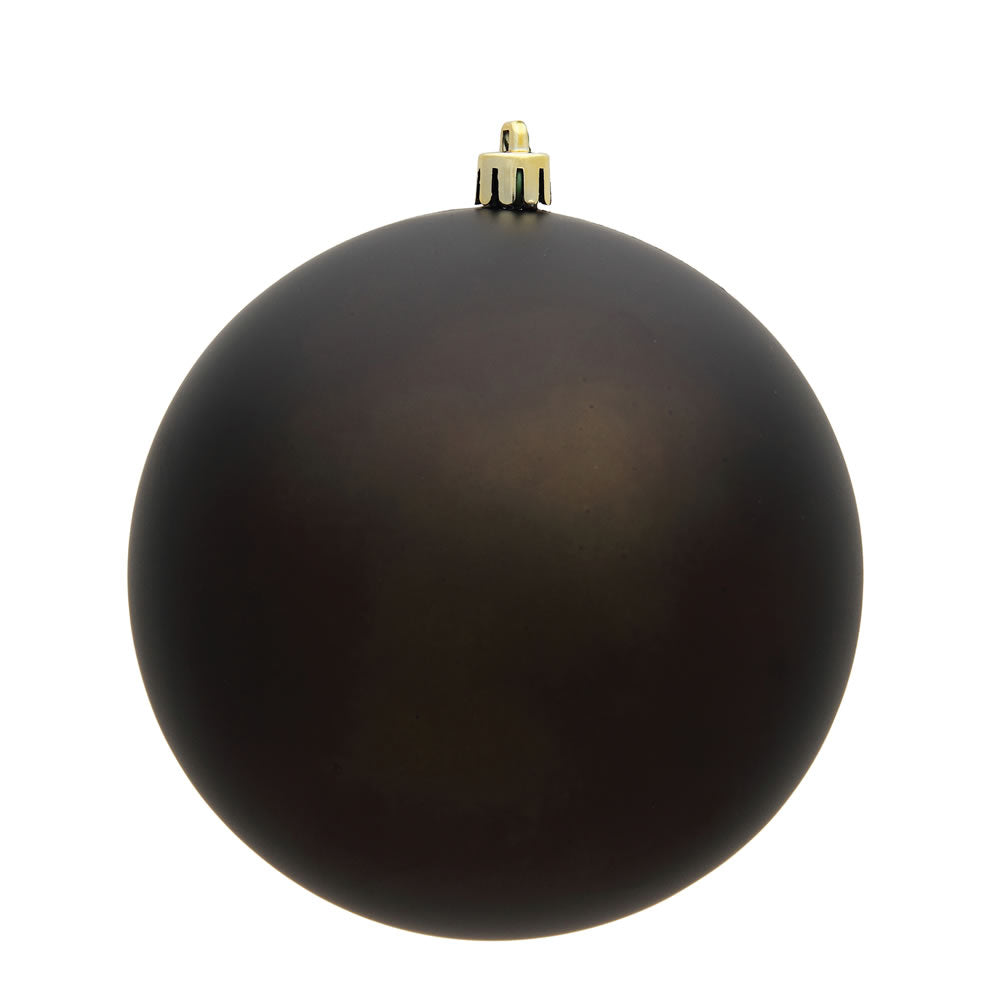 Vickerman 4.75 in. Gunmetal Matte Ball Christmas Ornament