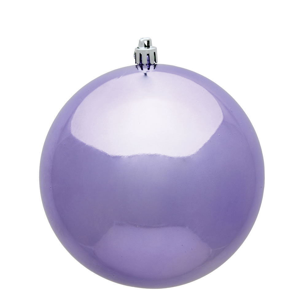 Vickerman 4.75 in. Lavender Shiny Ball Christmas Ornament