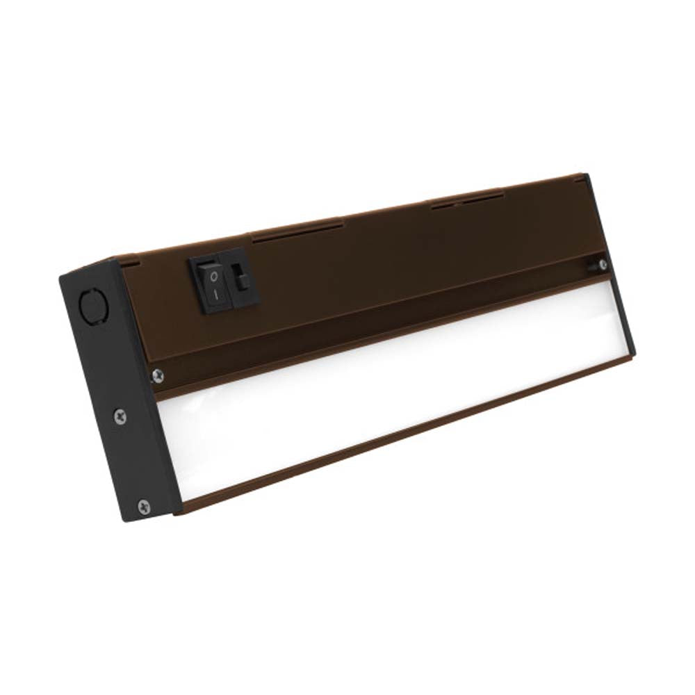 NUC-5 Series 12.5-inch Oil Rubbed Bronze Selectable LED Under Cabinet Light