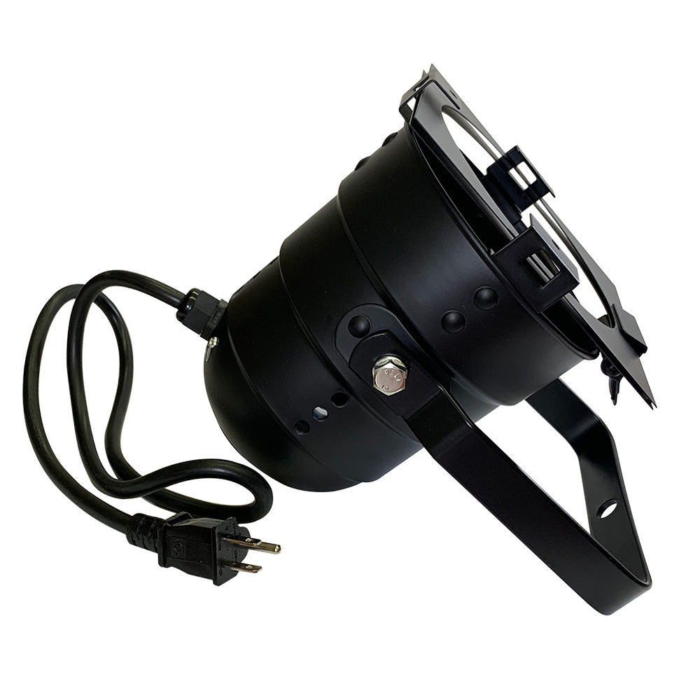 BulbAmerica PAR 38 Lighting CAN Black w/ Socket Power Cord & PAR38 Gel Frame