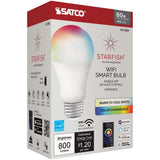 Satco 10w A19 LED RGB Tunable White Starfish IOT 800 Lumens 120 Volt - BulbAmerica