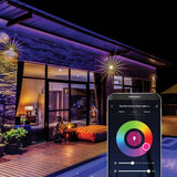 Wi-Fi 16FT Outdoor LED RGB & White Tunable Strip Tape Light - Satco Starfish_2