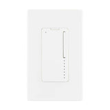 Wi-Fi Dimmer Wall Switch - White Finish - Satco Starfish Smart Technology