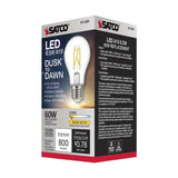 Satco 6.5w A19 LED Dusk to Dawn w/ PhotoCell 2700K Medium base 120v - 60w-equiv_1