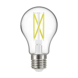 Satco 10.5w LED Bulb A19 Clear Finish 2700K 90 CRI 120 Volt - 75w-equiv