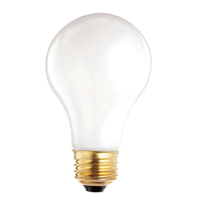 Satco S1714 100W 120V A19 Frosted E26 Medium Base Incandescent bulb
