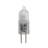 Satco 10w 12v G4 Bi-Pin Base T3 shape 2900K Frosted Halogen Light Bulb