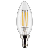 Satco 4w B11 LED 2700K Candelabra Base Dimmable - 40w equiv
