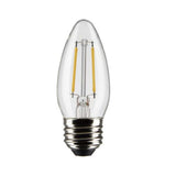 Satco 4w B11 LED 4000K Medium Base Frosted Dimmable - 40w equiv