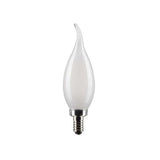Satco 5.5w CA10 LED 2700K Candelabra Base Frosted Dimmable - 60w equiv