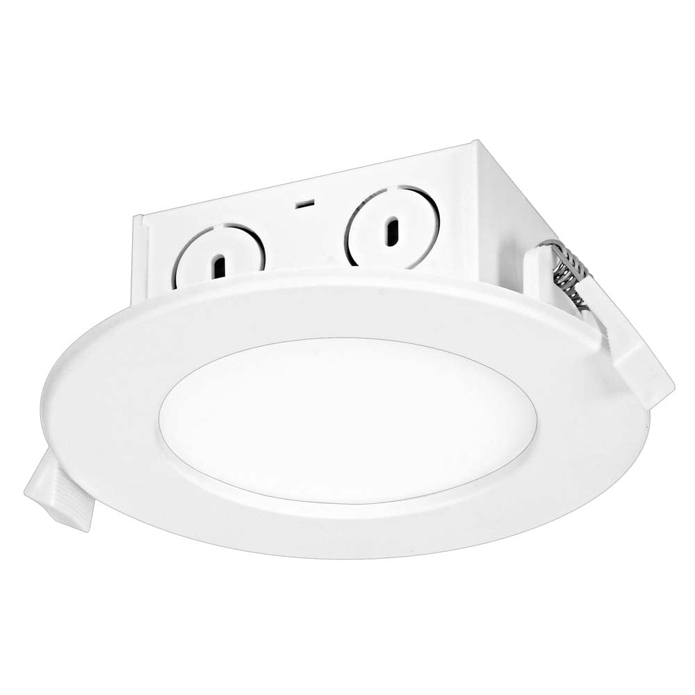 Satco 8.5w LED Direct Wire Downlight Edge-lit 4 inch 2700K 120 volt Dimmable