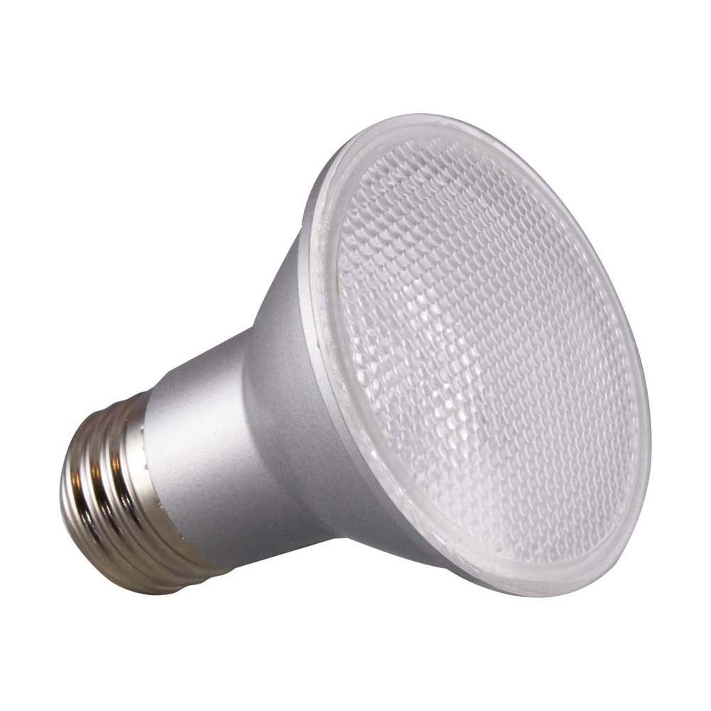 Satco 6.5w PAR20 LED 40 deg. Beam E26 Medium base 3000k Warm White