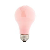 Satco S2985 50/100/150W 120V A21 Soft Pink 3-way Incandescent bulb