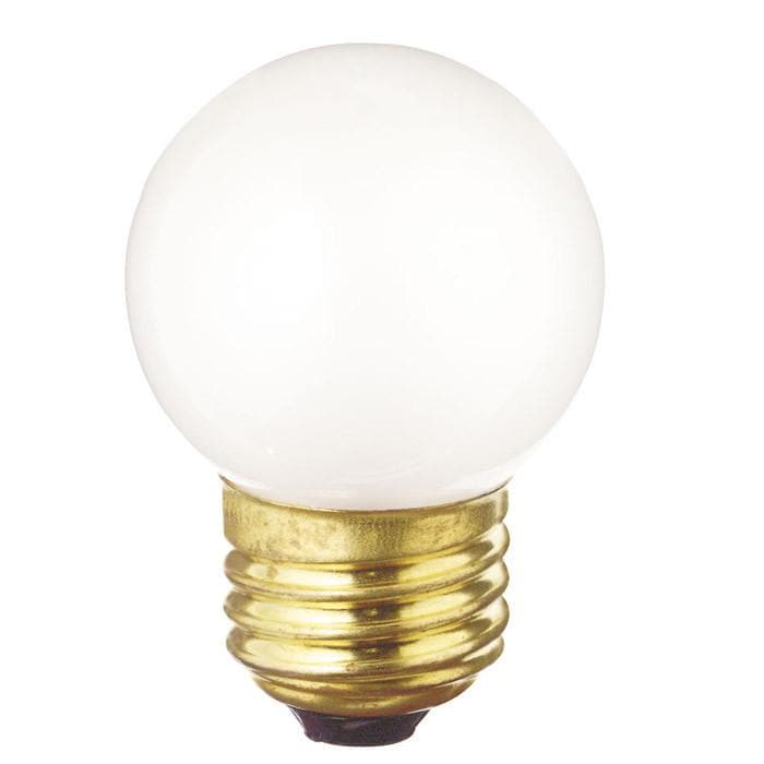 Satco S3967 40W 130V Globe G17 Frost E26 Base Incandescent light bulb