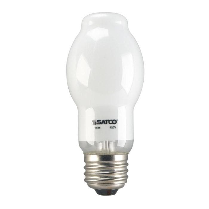Satco S4601 75W 120V BT15 halogen light bulb