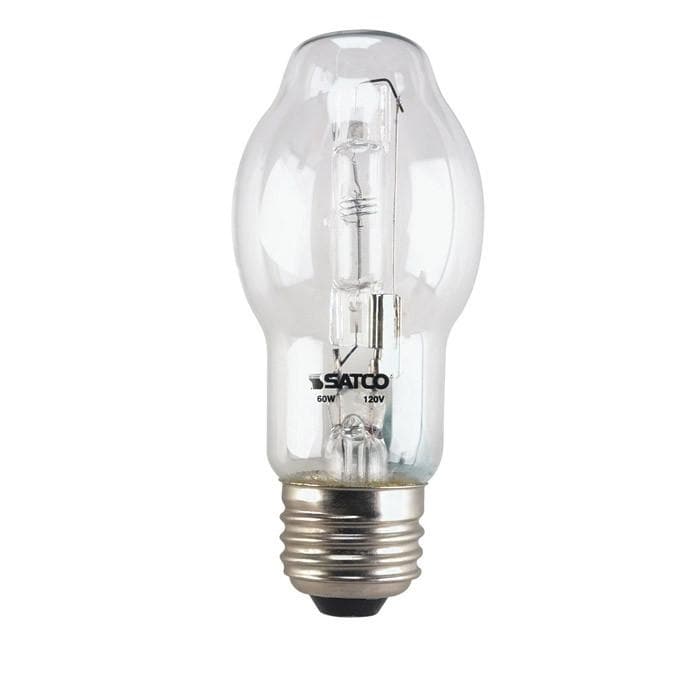 Satco S4603 60W 120V BT15 halogen light bulb