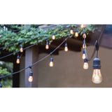 24Ft Outdoor LED String Lights 12W S14 Warm White Bulb w/ 12 Bulbs_3