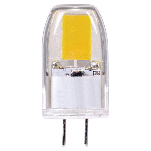 Satco 3w G6.35 LED 12v 3000K Warm White Carded light bulb