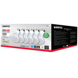 6Pk - SATCO 10W BR30 LED 700Lm 3000K Warm White Dimmable Bulb - 65w Equiv_1