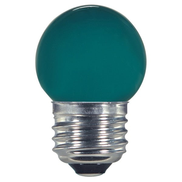 1.2w S11 LED 120v Ceramic Green E26 Medium base