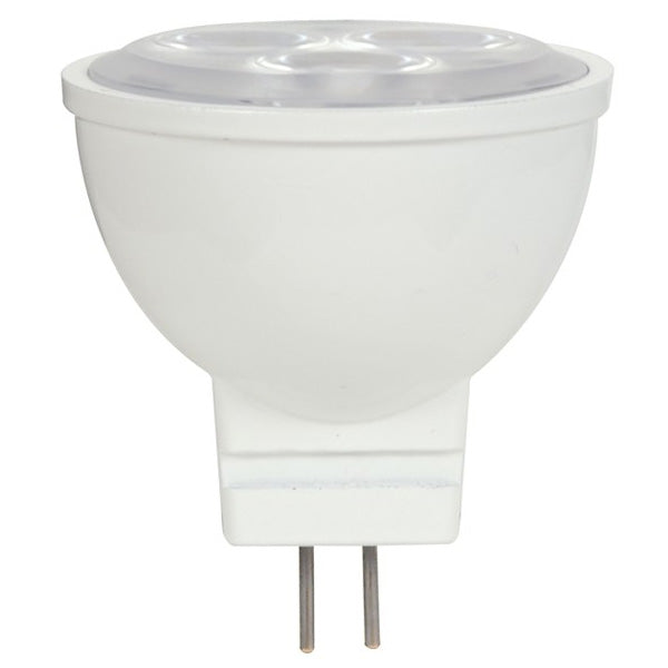Satco 3w LED MR11 Warm White 2700k GU4 FL25 Light bulb - 20w Equivalent