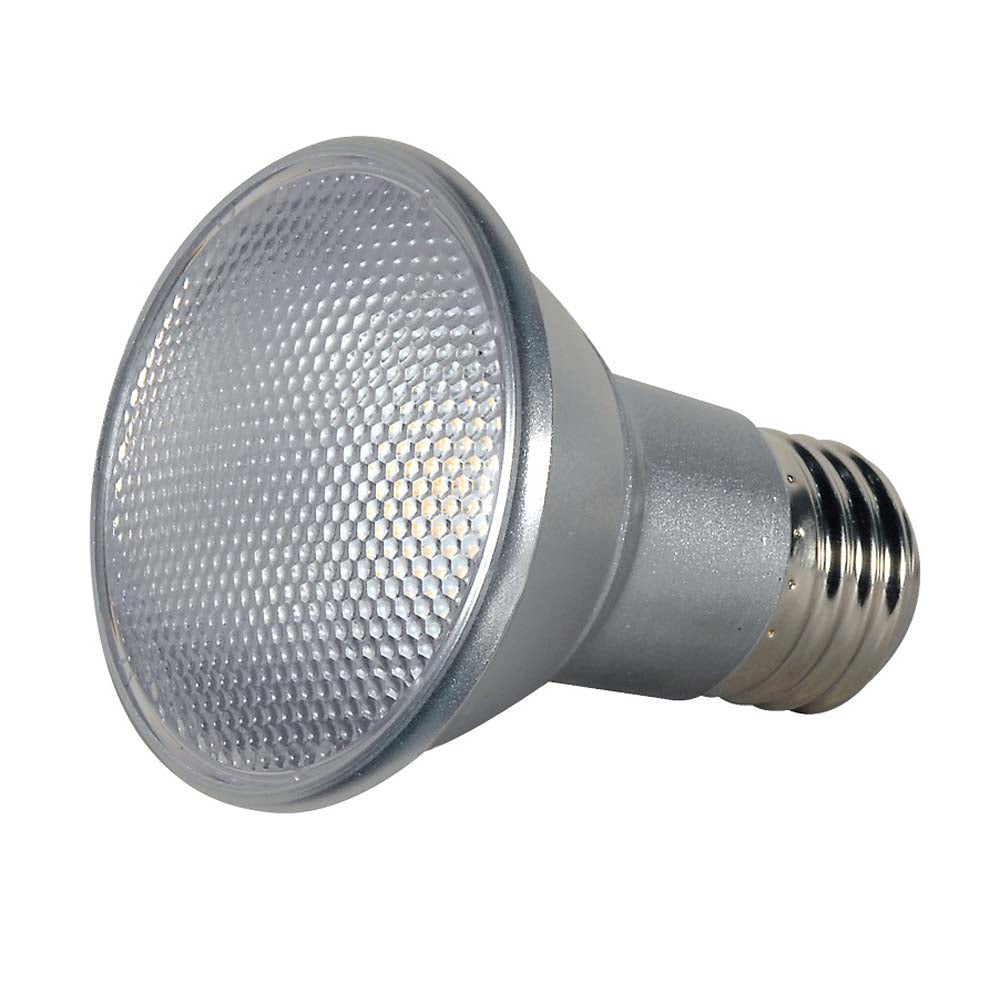 Satco 7w Dimmable PAR20 LED 5000K Flood Waterproof Light Bulb