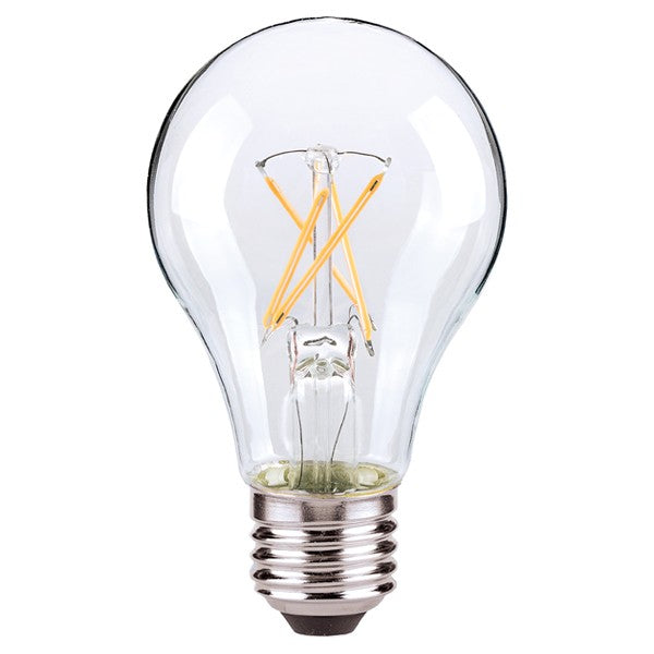 4.5w A19 LED 120v Clear E26 Medium base 2700K Warm White Dimmable Light Bulb