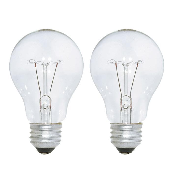 Satco S3940 25W 130V A19 Clear E26 Incandescent light bulb