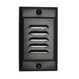 NICOR LED Step Light with Black Vertical Faceplate