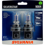 2-PK SYLVANIA 9004 SilverStar High Performance Halogen Headlight Bulb