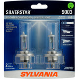 2-PK SYLVANIA 9003 (fits H4) SilverStar High Performance Halogen Headlight Bulb