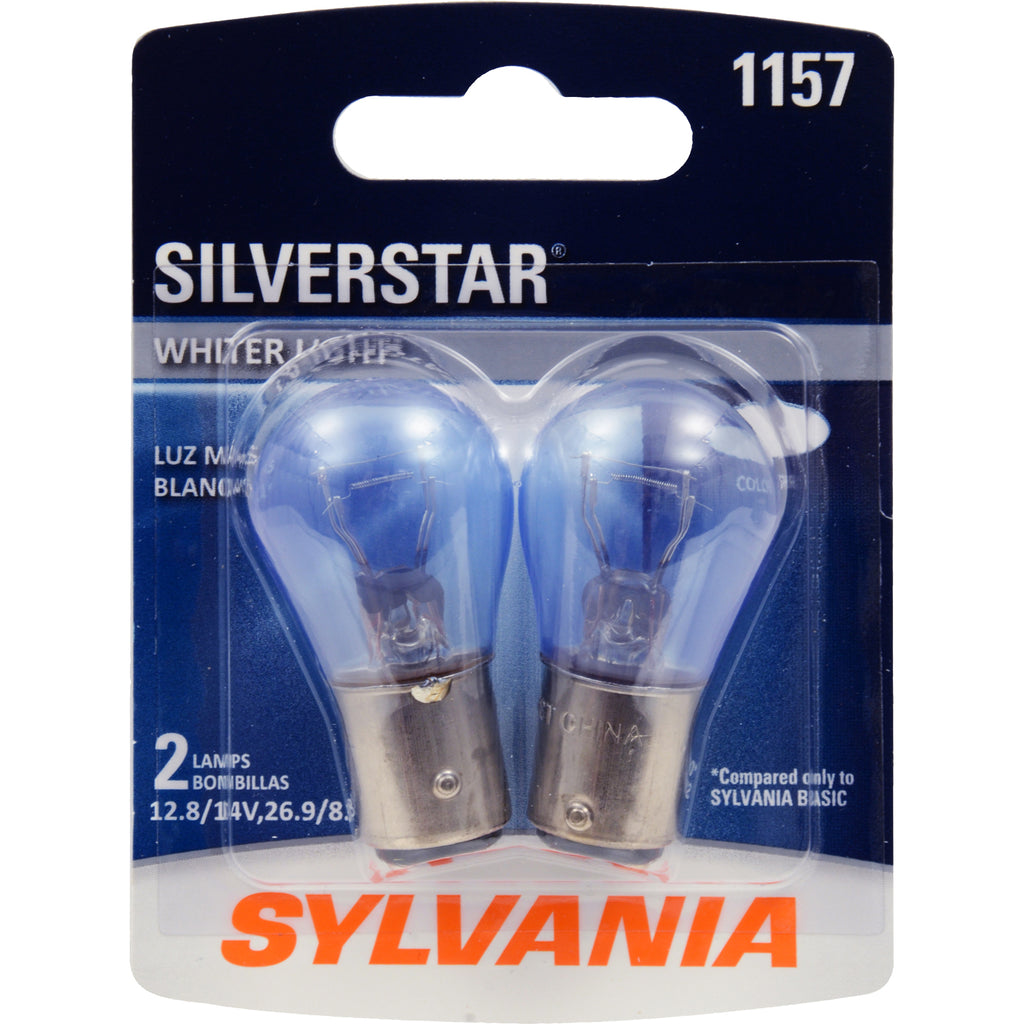 2-PK SYLVANIA 1157 SilverStar High Performance Automotive Light Bulb
