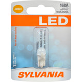 SYLVANIA 168 T10 W5W Amber LED Automotive Bulb