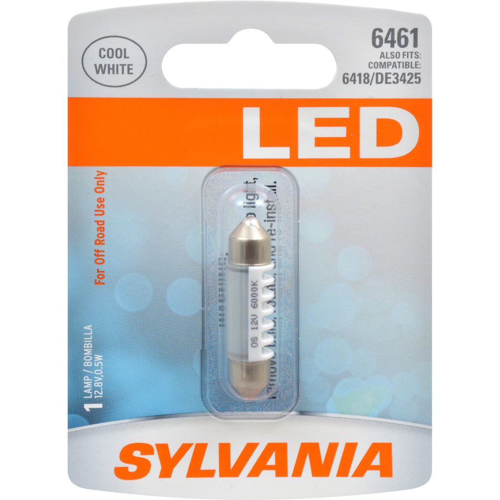 SYLVANIA 6461 36mm Festoon White LED Automotive Bulb