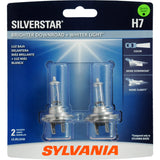 2-PK SYLVANIA H7 SilverStar High Performance Halogen Headlight Bulb