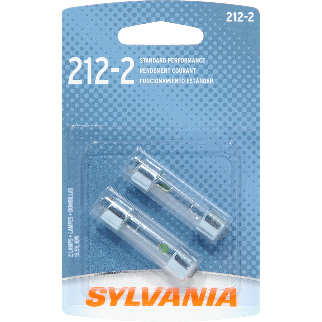 2-PK SYLVANIA 212-2 Basic Automotive Light Bulb