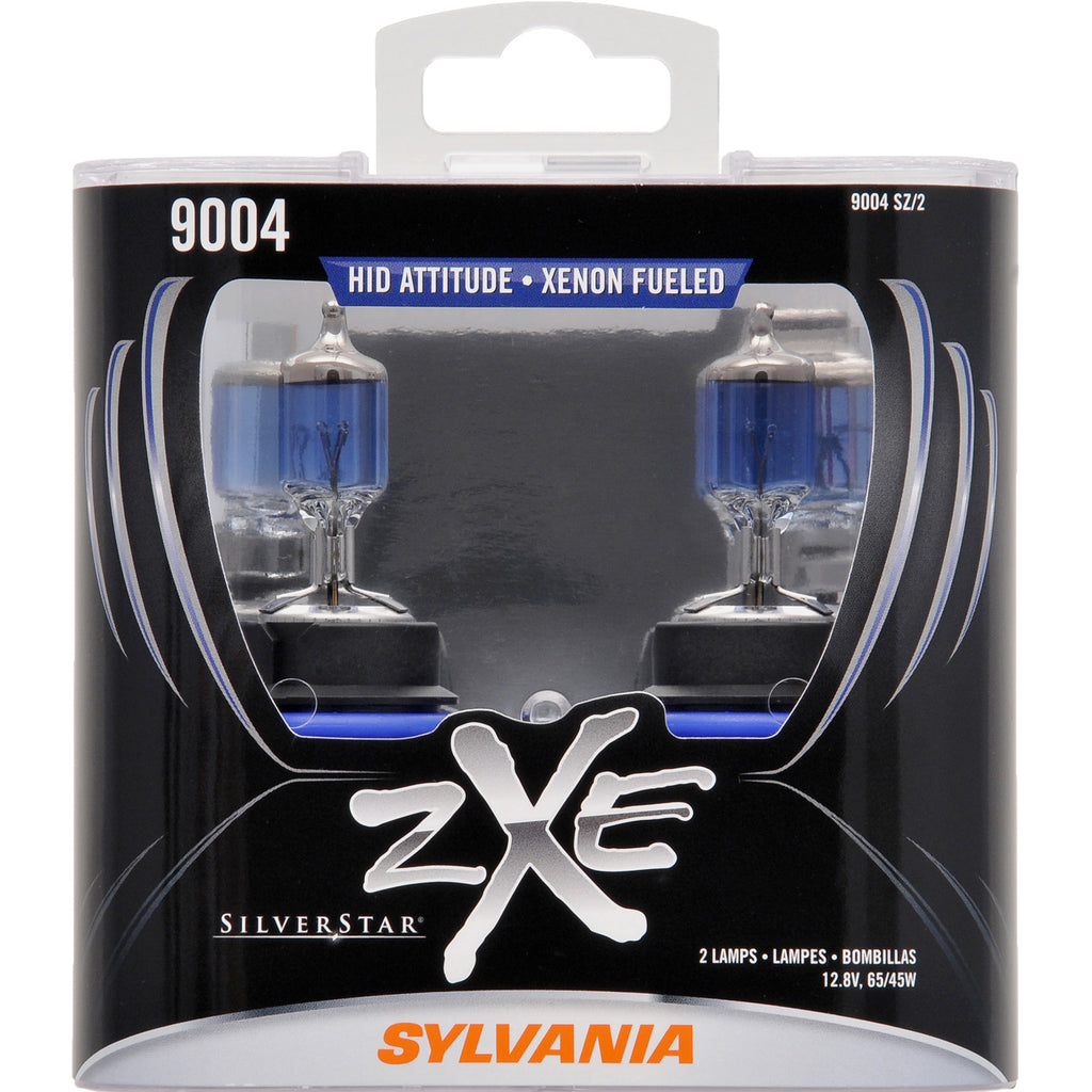 2-PK SYLVANIA 9004 SilverStar zXe High Performance Halogen Headlight Bulb