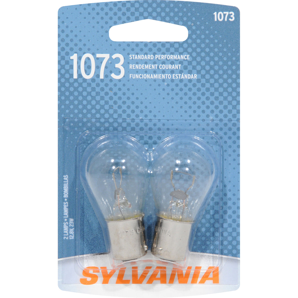 2-PK SYLVANIA 1073 7506 Basic Automotive Light Bulb