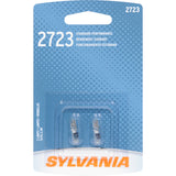 2-PK SYLVANIA 2723 W2.3W Standard Automotive Light Bulb