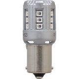 2-PK SYLVANIA 7506 Amber LED Automotive Bulb - fits 1156 and 1141 - BulbAmerica